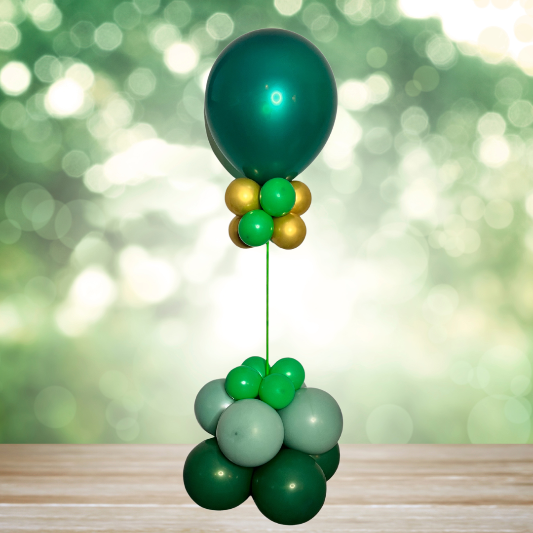 2 Piece Balloon Centerpiece DIY Bundle - Green